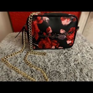 Victoria Secret floral crossbody purse